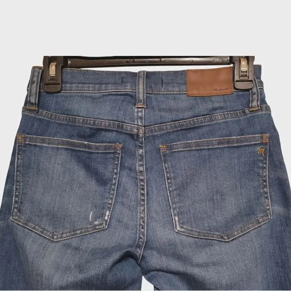 Madewell Cali Demi-Boot Jeans Women 24, 26W Casual Denim Raw Hem